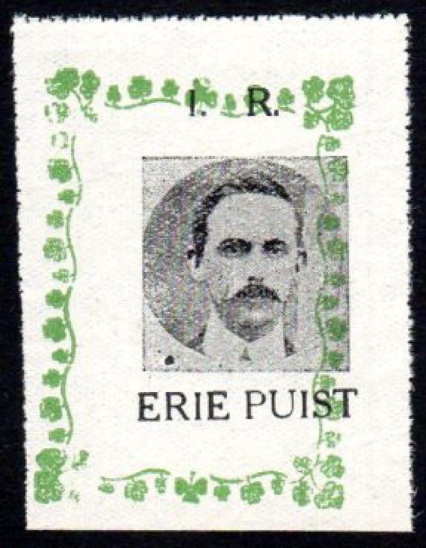 Erie Puist. Eamon Ceannt: 1916 "Erie Puist" vignette Eamon Ceannt, u/m mint with trivial gum creasing, very fresh, well centred for this position, a choice example! Hib. L40.