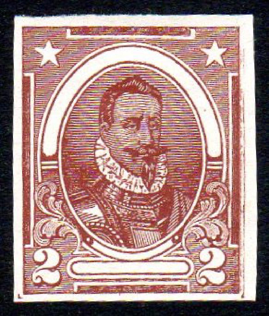 Valdivia imperf Essay: 2d chestnut brown (1 of 1)