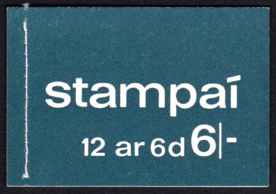 Booklet: 1970 6/- blue (panes PVA gum) (1 of 1)