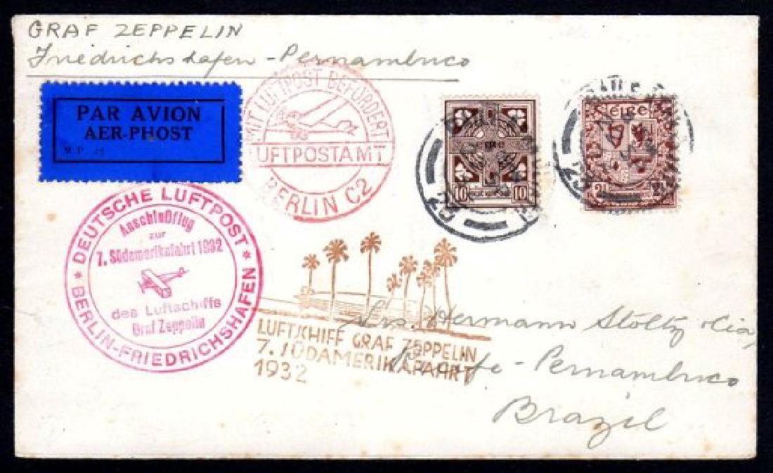 Airmail: 1932 Graf Zeppelin 7th South America flight (1 of 1)