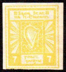 Essays - O'Loughlin, Murphy & Boland: 7d lemon u/m, almost perfect gum, clear to huge margins, brilliantly fresh. Hib. E149.