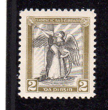 Essay, Dollard bicolour 2d black & dull olive, fresh (1 of 1)