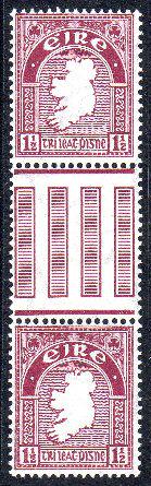 1922-23 Definitives, 1½d gutter pair superb u/m (1 of 1)