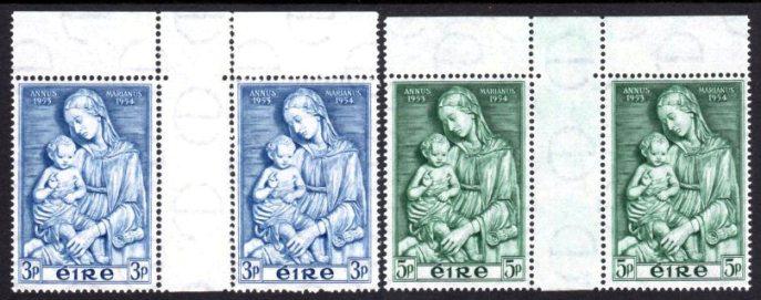 Commemorative, 1954 Marian Year set in matching top (1 of 1)