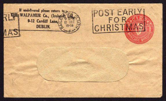 Stationery Envelope, Stamped to Order Walpamur 1948 (1 of 1)