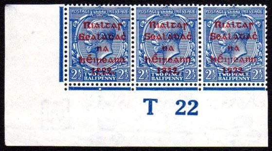 Thom 5-line: 2 1/2d Control T22 (1 of 1)