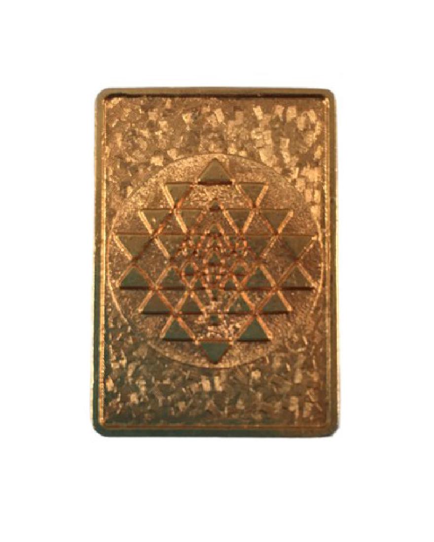 Battlestar Gallactica Screen Used Gold Cubit: From the epic television series Battlestar Galactica is a screen used gold metal cubit. This was acquired directly from the production and includes certification. This comes direct from the Electric I