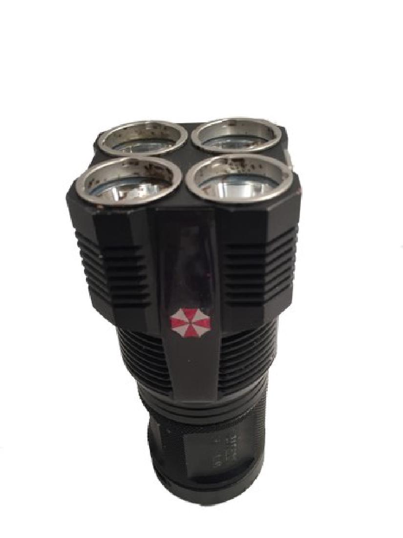 Resident Evil: The Final Chapter Alice's (Milla: Alice's (Milla Jovovich) screen used "NITECORE TM26 TINY MONSTER FLASHLIGHT R645900" Lumens rechargeable flashlight (Approx. 2"X 6'')
