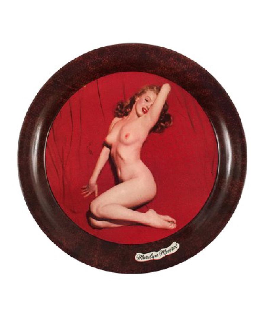 Marilyn Monroe Golden Dreams Nude1950s Small Coaster: Marilyn Monroe Golden Dreams Nude1950s Small Coaster/Tip Tray