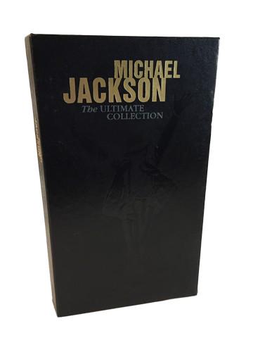 Michael Jackson The Ultimate Collection Signed CD Case: Michael Jackson "The Ultimate Collection" signed trifold CD case (emtpy). Signed: "Love Michael Jackson" in silver ink on the backside (10"x6").