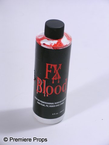 Circle of Eight Damon (Jesse Johnson) Movie Props: Circle of Eight - From the set of Circle of Eight, this is Damon's (Jesse Johnson) bloody white and black hero bottle of "FX blood." (8 fl. Oz.) Spilled fake blood on outside of container. Definitely