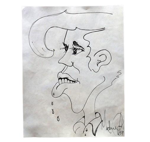 Michael Jackson Bad Era Drawing (1 of 2)