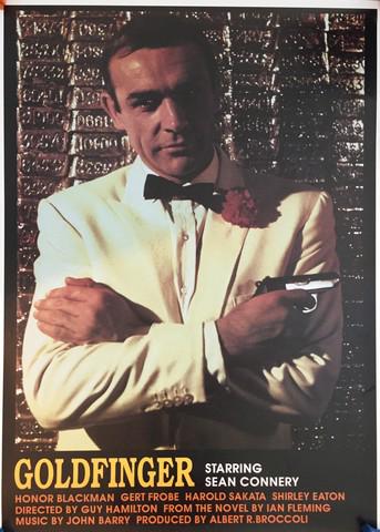 007 James Bond Goldfinger (1964) poster (1 of 1)