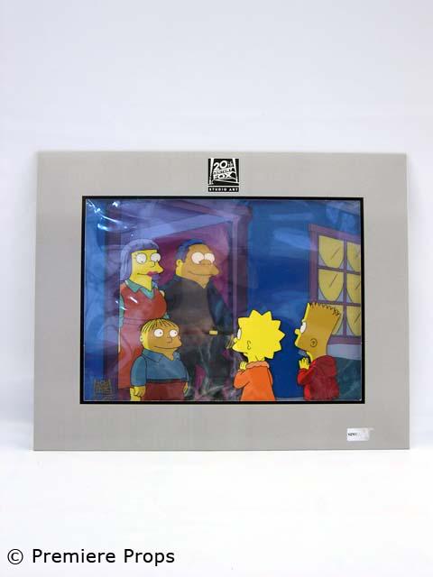 The Simpsons  Original Hand-Painted Cel (1 of 1)