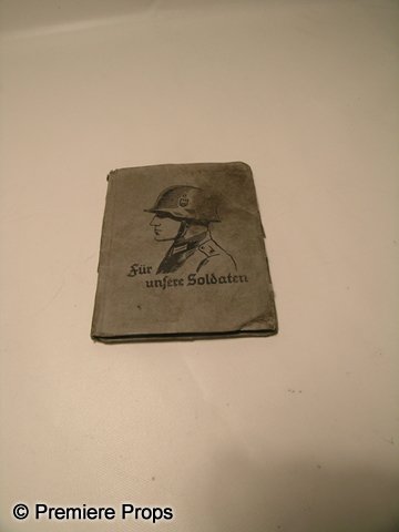 Inglourious Basterds Lt. Aldo (Brad Pitt) Notebook: Inglourious Basterds - Lt. Aldo Raine (Brad Pitt) screen used, hero, grey and black old notebook with dirt stains and hand written logs inside. (approx. 5"X7")