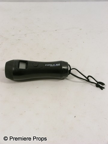 Piranha 3D Handheld Digital Sonar Movie Props: Piranha 3D - Screen used, hero, black hard plastic 'Digital Sonar Handheld Sonar System PX' with black rope handle. (approx. 8" long, working condition is unknown)