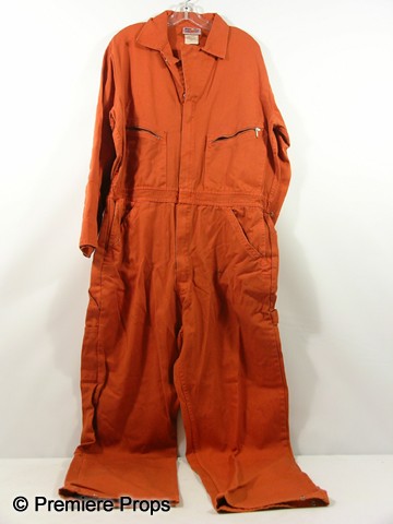 Takers Jesse Attica (Chris Brown) Jumpsuit Movie C: Takers - Jesse Attica (Chris Brown) screen worn, hero, orange 'Dickies' jumpsuit with 'LADWP' in black block letters on the back. (size L-Tall, 'Jesse' written inside)