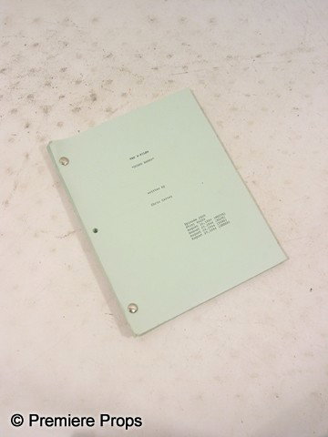 The X Files Duane Barry Episode Script: The X Files - "Duane Barry" Episode 2x5 script from the production staff on the show. (approx. 8 1/2" x 11")
