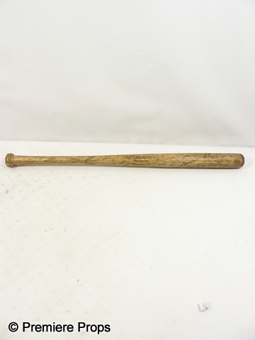 Inglourious Basterds Sgt. Donny Donowitz (Eli Roth: Inglourious Basterds - Sgt. Donny Donowitz (Eli Roth) screen used, hero, worn, light brown wood 'Hutton & Aldrich Co. Hard Knox, 100% Genuine Sugar Maple, Made In The USA Knoxville, TN' baseball bat, 