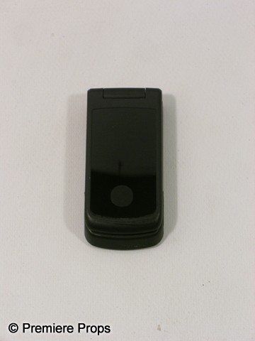 Sorority Row Chugs (Margo Harshman) Movie Props: Sorority Row - Chugs (Margo Harshman) screen used, black 'Motorola W260g' cell phone with Sim Card, and battery. The screen has a white sticker over it.