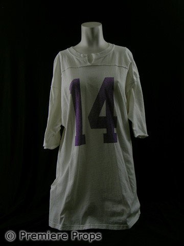 Obsessed Lisa (Ali Larter) Football T-Shirt Movie : Obsessed - Lisa's (Ali Larter) white t-shirt with purple "14" on front and "Charles 14" on the back.