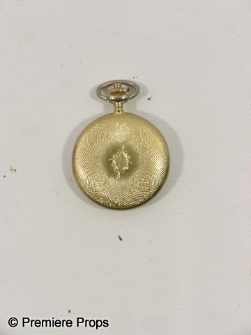 Inglourious Basterds Adolf Hitler (Martin Wuttke) : Inglourious Basterds - Adolf Hitler (Martin Wuttke) screen used, hero, faux gold metal with design on the front and back design 'Bronex' pocketwatch. (approx. 2 1/2" x 2")
