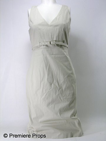LEAP YEAR - Anna (Amy Adams) Screen Worn Costume: Leap Year (2010) - Anna (Amy Adams) sand "Hugo Boss" sleeveless dress (No size). (Screen worn).
