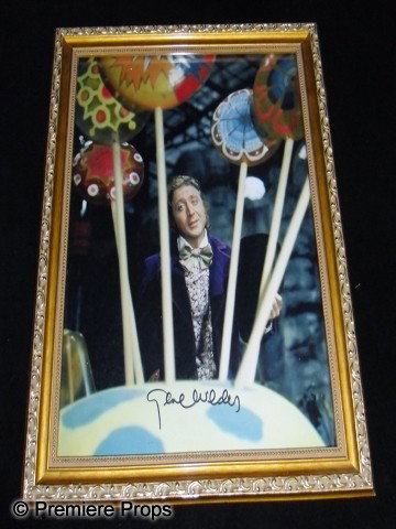 Gene Wilder "Willy Wonka" Autographed Photo : Gene Wilder Autographed Photo - A Framed 11x14 photo that has been autographed by Gene Wilder, from Willy Wonka and the Chocolate Factory".