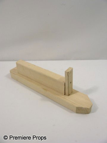 The Beaver (2011) Henry (Riley Thomas Stewart) Scr: Direct from the set of The Beaver, this is Henry Black's (Riley Thomas Stewart) screen used, custom made wooden boat toy. (approx. 20" long)