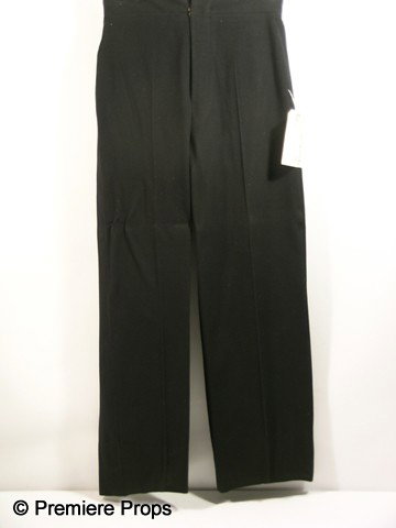 Douglas Fairbanks Costume Pants: A Douglas Fairbanks production made worn pair of pants. The pants are dark navy blue 'United Costumes' pants with front pleat. (size 31 1/2 x 34 1/2, 'United Costumes' label, 'Warner Brothers' label, 