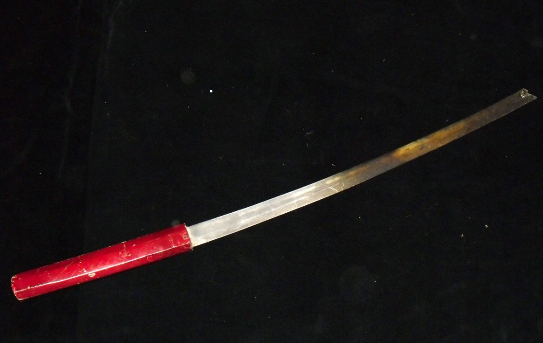 The Last Sentinel (2007) Hero Sword, Scope and Sig: The Last Sentinel (2007) - The hero sword of Don "The Dragon" Wilson from the Sci Fi Channel classic film which starred renown martial artist Don "The Dragon" Wilson, and Katee Sackhoff (Battlestar Ga
