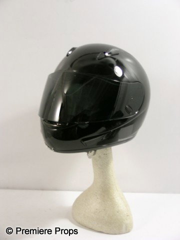 The Next Three Days Motorcycle Helmet Movie Props: The Next Three Days - Black plastic with dark tint flip up screen on the front 'CL-15' motorcycle helmet. (size L) Oversized item. Additional postage required.