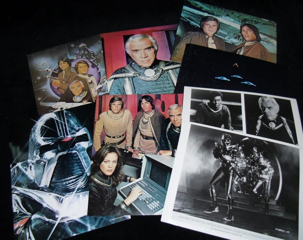 Battlestar Galactica (1978-1979) Publicity Stills: Battlestar Galactica (1978-1979) - Nine original publicity stills from the Universal television series. 8" x 10"