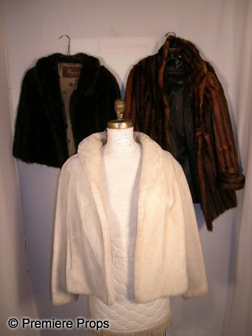 Lot of Fur Coats: Lot of 3 fur coats from the 50's and 60's.