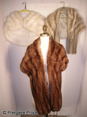 Lot of 1950's -1960's Fur Pieces: Lot of 3 fur pieces from the 50's and 60's including 2 stoles and 1 shawl.
