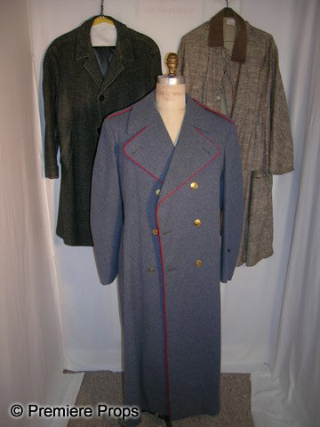 Lot of Men's Period Overcoats: Lot of 10 assorted men's period military and street wear overcoats.