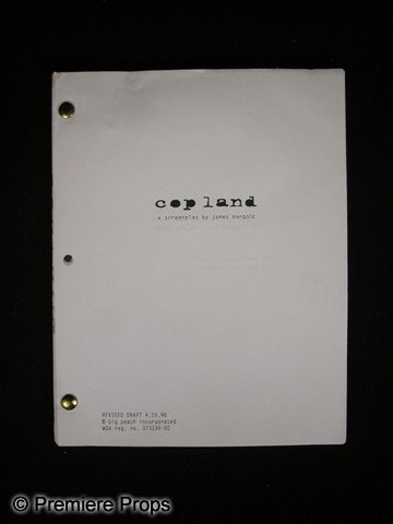 Cop Land Screenplay: Original screenplay for Cop Land (1997) starring Sylvester Stallone and Harvey Keitel, dated 4-15-96. (8.5x11)