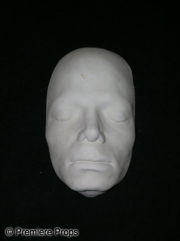 Michael Jackson Plaster Life Cast: This is a plaster life-cast mold of Michael Jackson. Life casts are made, usually by make-up artists, so that any appliances that might be used on the actor during filming will fit exactly on the acto