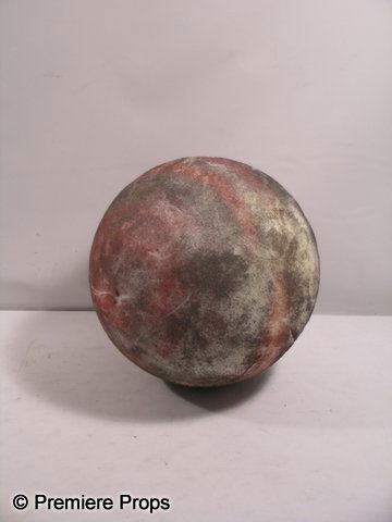 Star Trek TV Series Foam Sphere: This is a background prop, foam sphere used during the production of the original classic sci-fi series 'Star Trek' (1966-69), though the sphere was not used as background for space scenes. The sphere