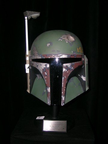 Empire Strikes Back Boba Fett Helmet: From the Lucasfilm/Master Replicas Collection. This is a highly detailed, full size replica Boba Fett Helmet from 'Star Wars V: The Empire Strikes Back.' Master Replicas has been producing high qualit