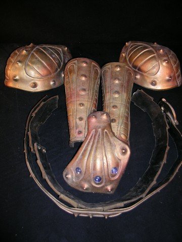 Star Kid Armor: Plastic armor pieces from the film "Star Kid." Oversized item. Additional postage required.