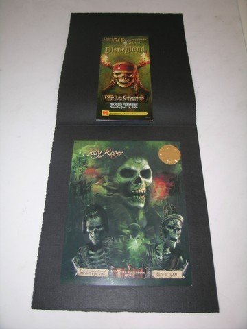 Pirates Of The Caribbean Animation Art: This is a Pirates of the Caribbean, limited edition animation art piece. The artwork is numbered 8020/10000 and was released on March 18, 2007 to commemorate the Pirates of the Caribbean online game. 