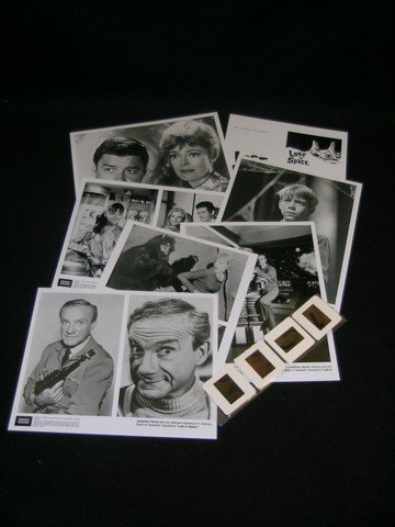 'Lost In Space' TV Stills & Slides: This is a lot of (7) B&W stills and (4) color slides from the 1960's Irwin Allen television space series 'Lost in Space.' The stills are from 'Twentieth Television' and have a copyright date of 1990.
