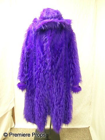"Bid Daddy" 1970's Fur Coat & Hat: 1970's "Big Daddy" purple fur coat and hat.
