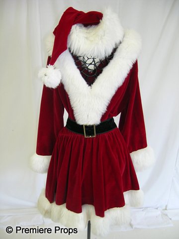 Sexy Velvet Mrs. Claus Costume: 1 sexy velvet Mrs. Claus costume with short dress, belt and hat.