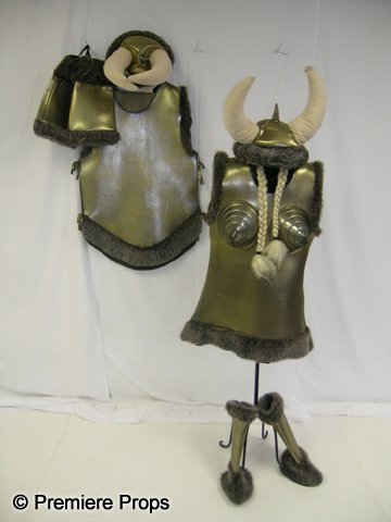 Lot of Viking Couples Costumes: Lot of 2 matching male and female Viking costumes.