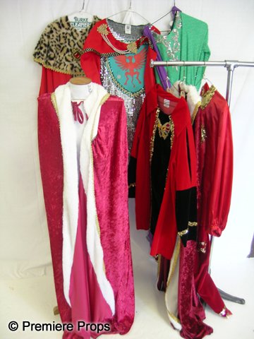 Lot of Middle Ages Royalty Costumes: Lot of 7 assorted King and Queen costumes from the middle ages.