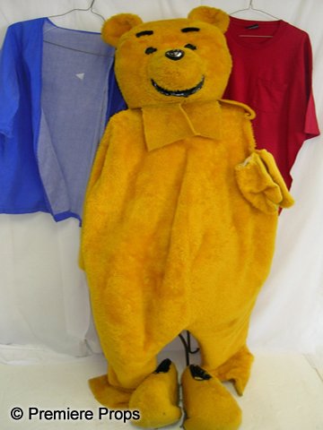 Honey Bear Mascot Costume: 1 Honey Bear Mascot with furry body, head, hands, feet, shirt and vest.