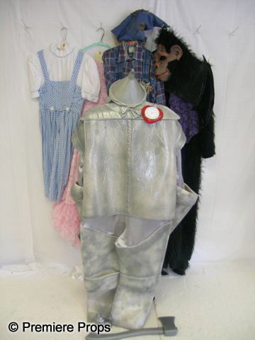 Lot of "Wizard of Oz" Costumes: Great "Wizard of Oz" lot including The Tin Man, The Scarecrow, Dorothy, Glinda and a Flying Monkey.