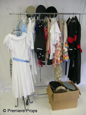 Lot of "The Sound of Music" Costumes: Great "Sound of Music" lot including; children's costumes, Nazi uniforms, white dresses and storm trooper hats.